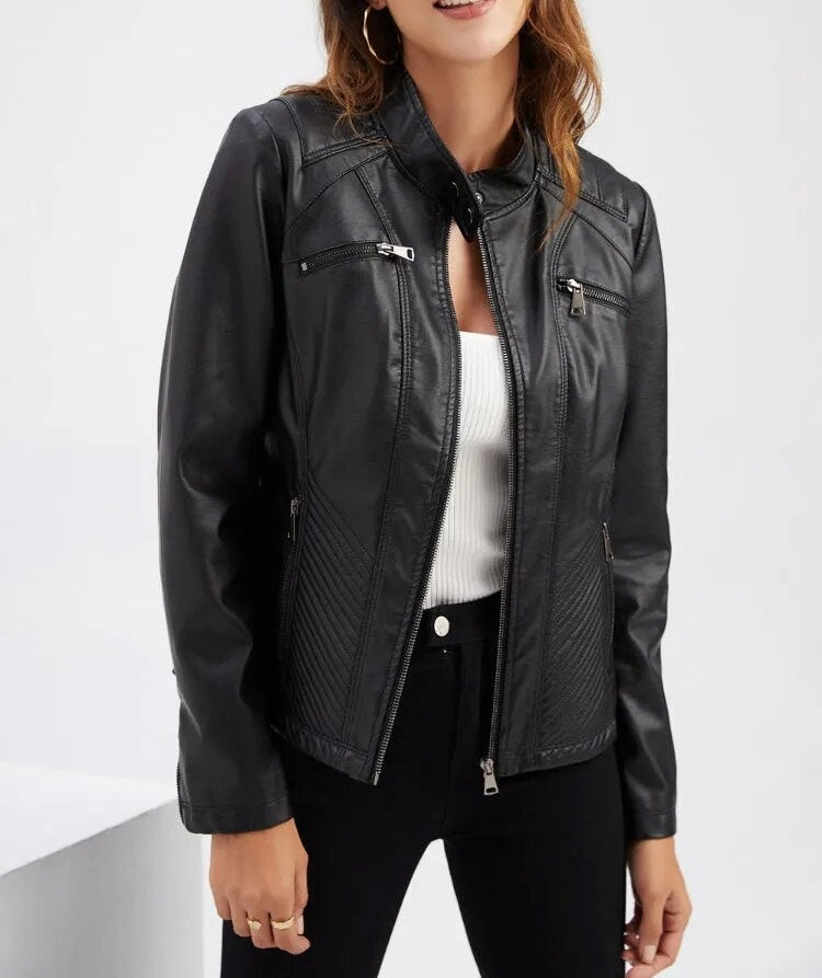 Leren Motorjacket Dames