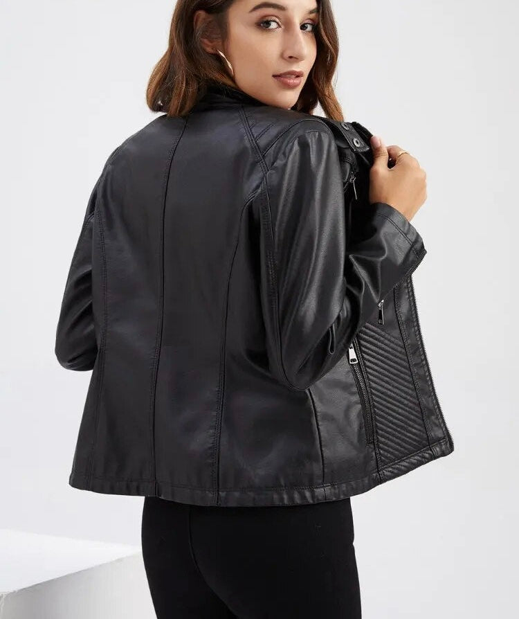 Leren Motorjacket Dames