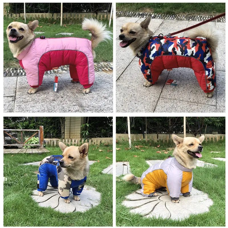 Honden Jumpsuit Winter Waterafstotend en Winddicht