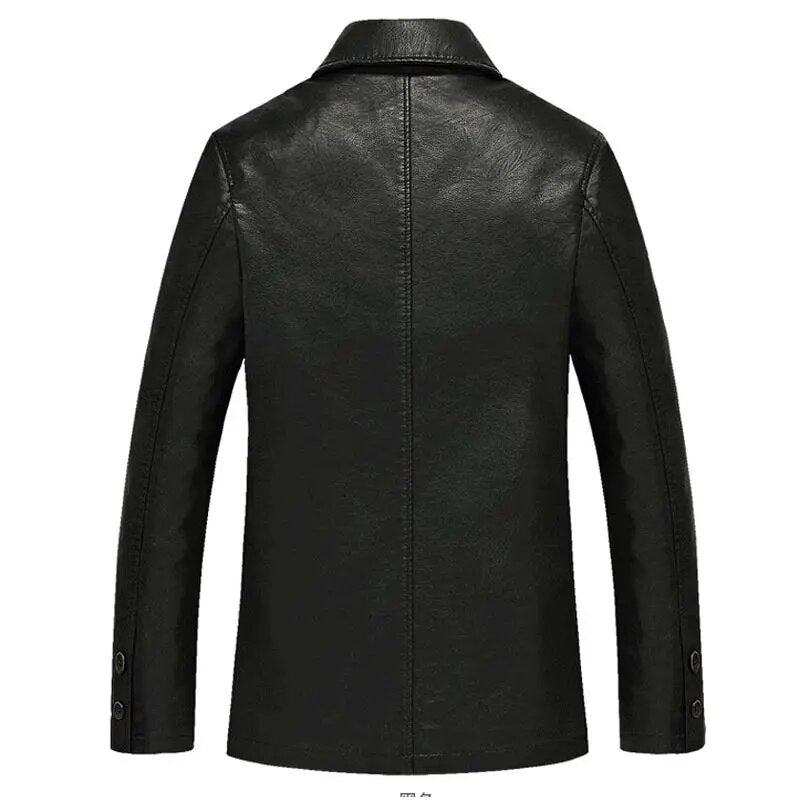 Leren Heren Jacket Casual Coat