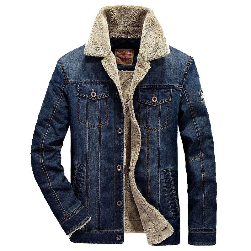 Herfst/Winter Jacket Heren Denim