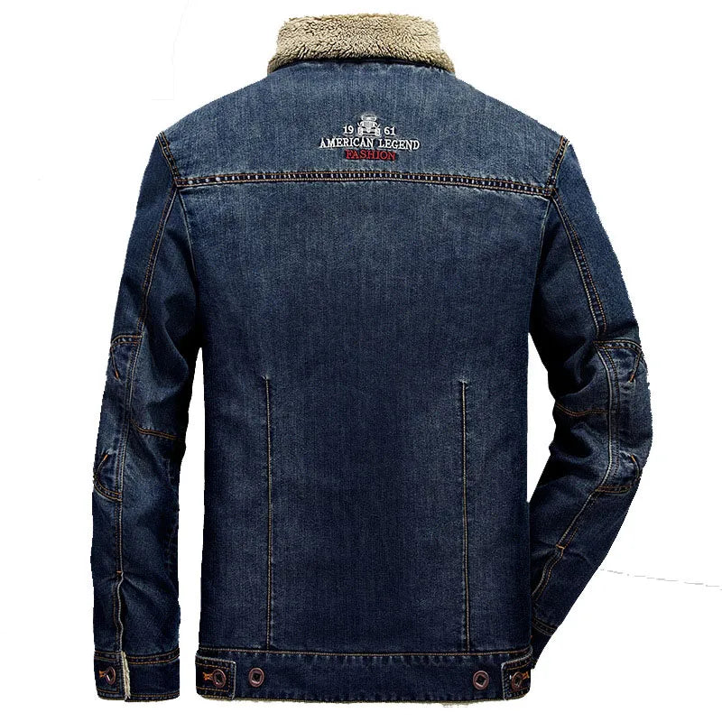 Herfst/Winter Jacket Heren Denim