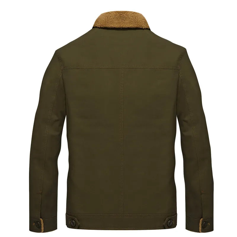 Military Fleece Jacket Heren Winterjas