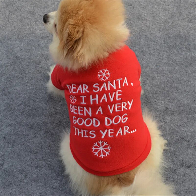 Kerst Fleece Coat Honden