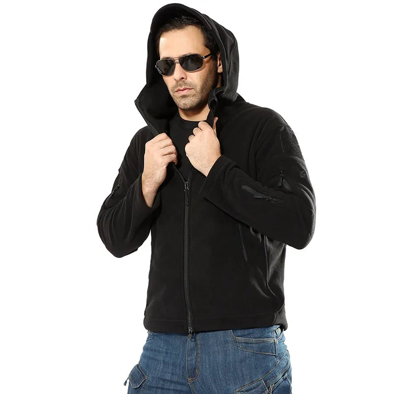 Military Fleece Jacket Heren