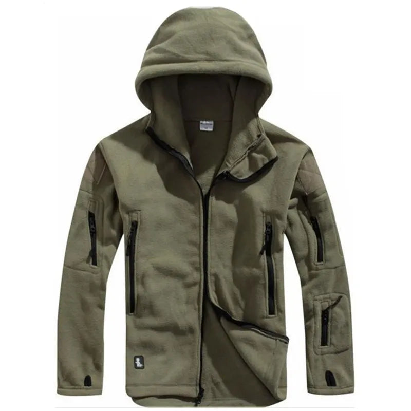 Military Fleece Jacket Heren