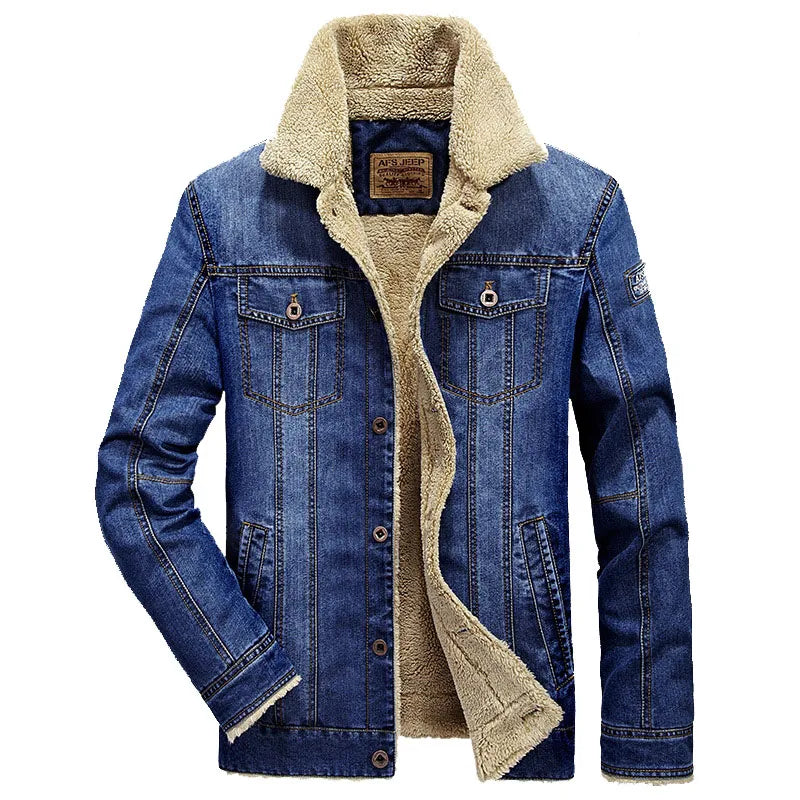 Herfst/Winter Jacket Heren Denim