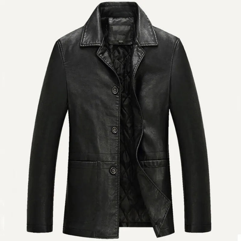 Leren Heren Jacket Casual Coat