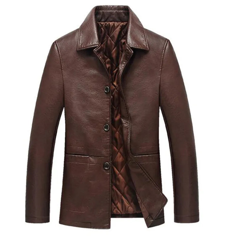 Leren Heren Jacket Casual Coat