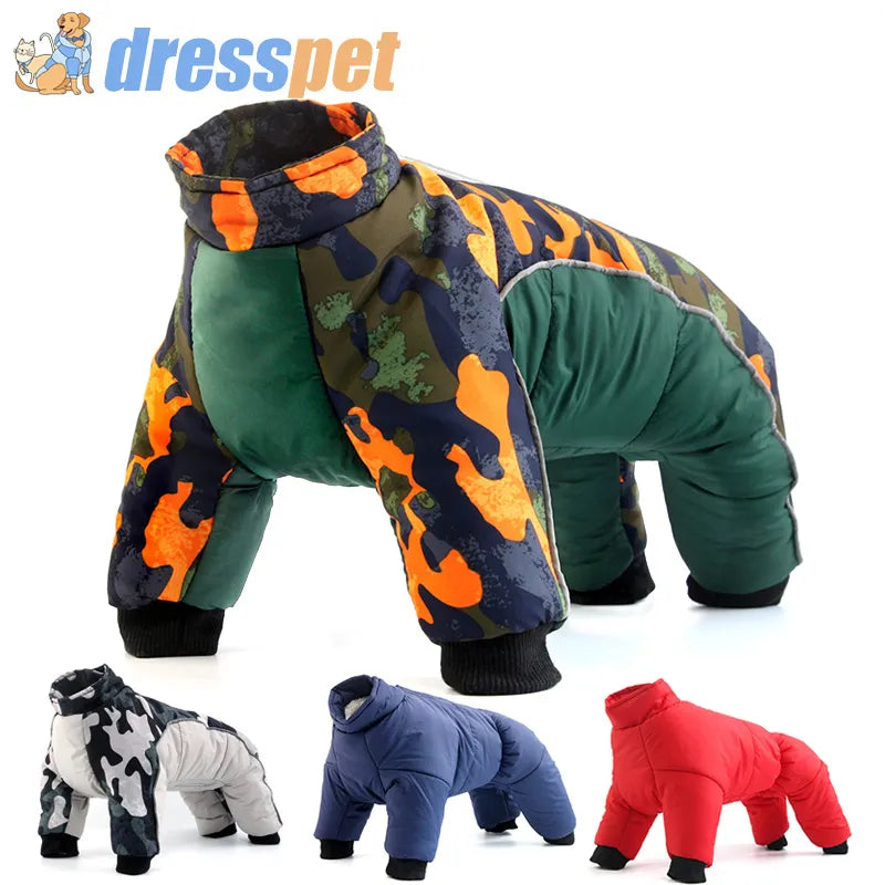 Jumpsuit Honden Warme Winterjas