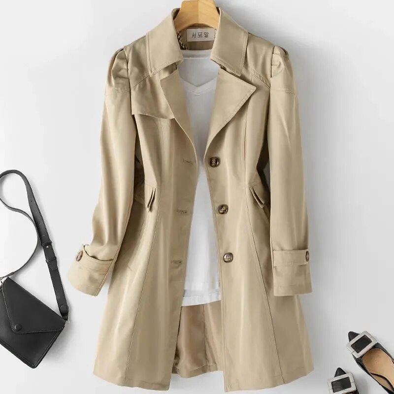 Trench Coat Winddicht Dames 2023