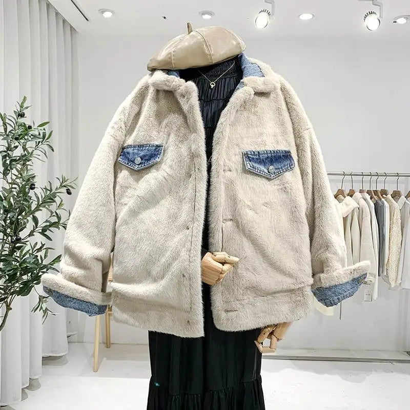 Denim Jacket Dames Herfst/Winterjas 2023