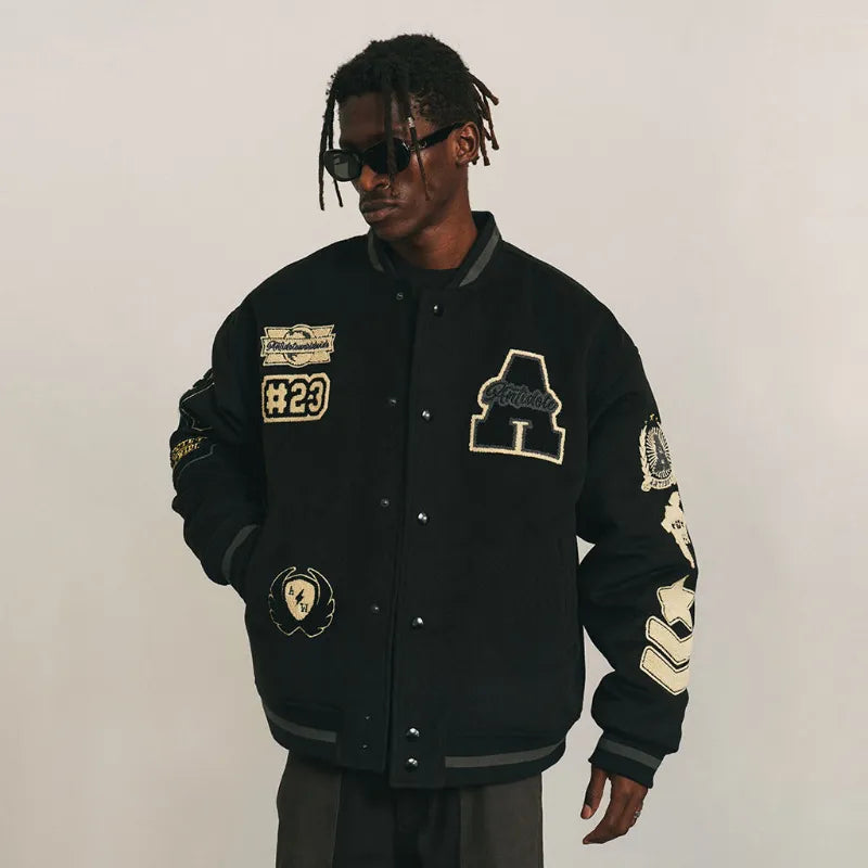 Baseball Jacket Unisex Hip-Hop