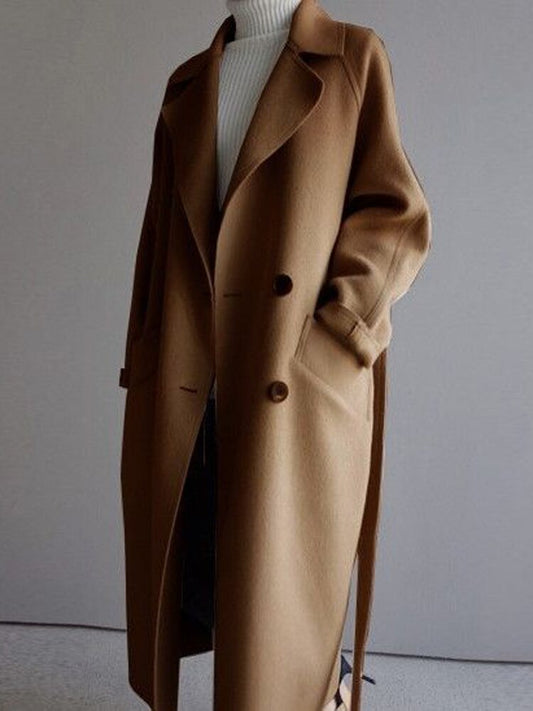 Lange Dames Coat Herfst/Winterjas