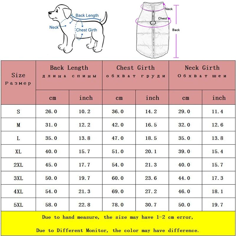 Waterdicht Honden Winterjas