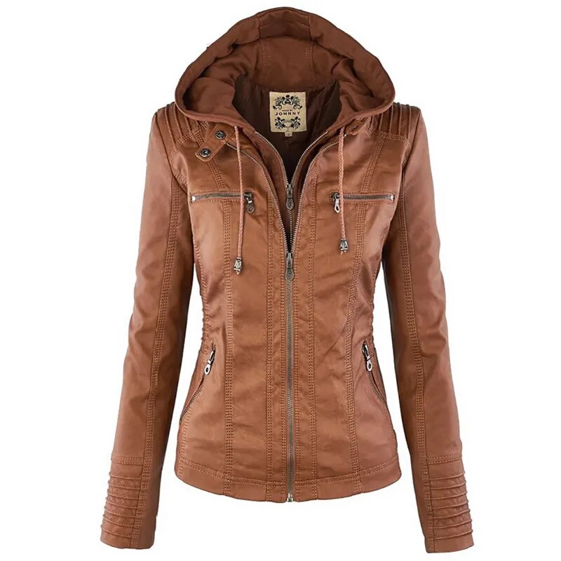 Leren jas Dames Herfst/Winter