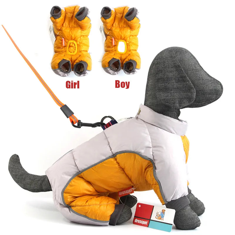 Honden Jumpsuit Winter Waterafstotend en Winddicht