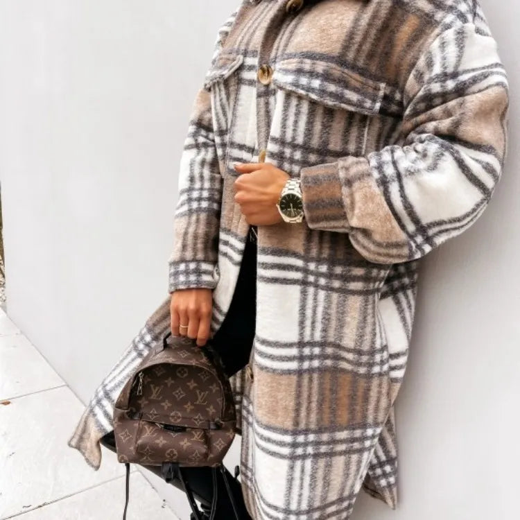 Dames Long Coat Herfst/Winter Jacket 2023